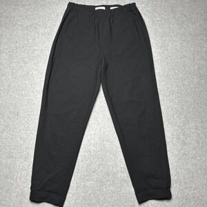 Aritzia Babaton Dexter Pull-on Tuxedo Office Pants Black Italian Wool Blend Sz S